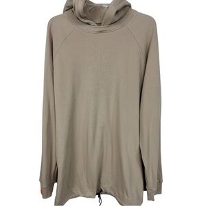 C’est Normal thick thermal hooded long sleeve adjustable hem top XL